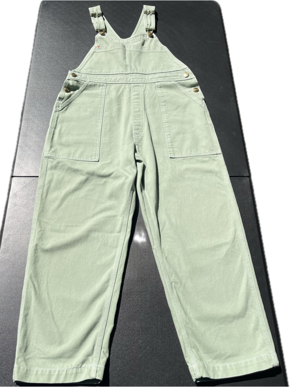 Big Bud Press Sage Green Bib Overalls size Medium